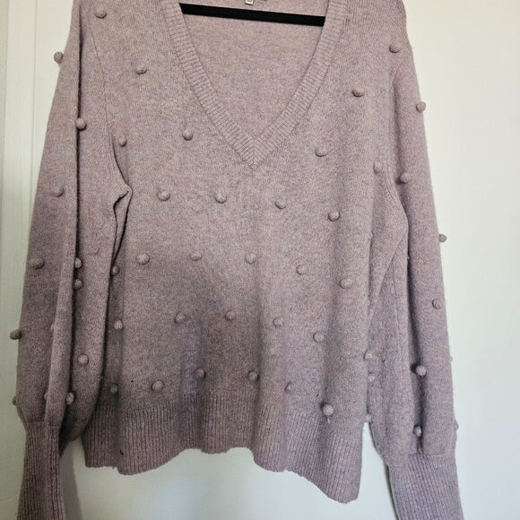 Madewell Bobble Dashwood sweater in light purple - Picture 6 of 10